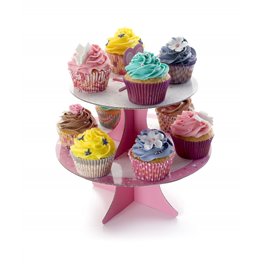 SUPPORT A CUP CAKE (carton jetable 10+12 cupcakes) PROMOTION