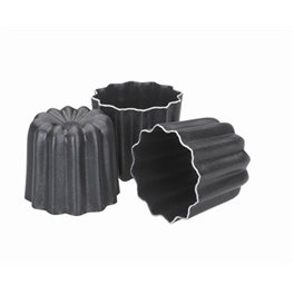 MOULE A CANNELE ANTHRACITE GM X 3